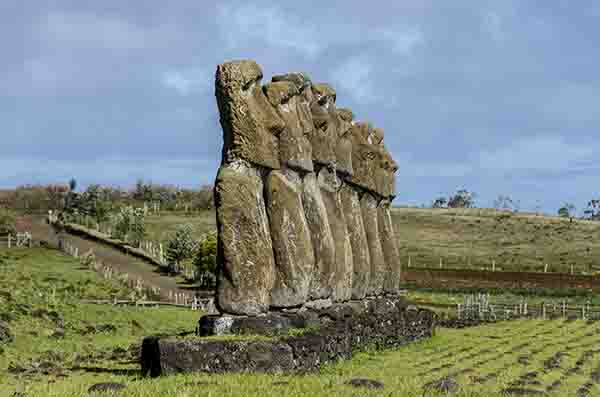 102 - Chile - isla de Rapa Nui o Pascua - Ahu Akivi